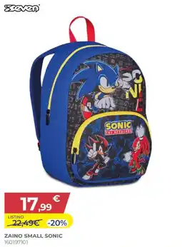 Toys Center ZAINO SMALL SONIC offerta