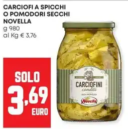 Panorama Carciofini conditi alla Novella offerta