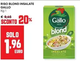 Panorama Riso blond insalate Gallo offerta