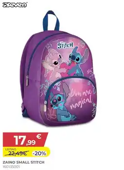 Toys Center ZAINO SMALL STITCH offerta