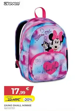 Toys Center Seven Zaino Small Minnie offerta
