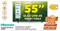 Expert Hisense TV QLED 55"UHD 4K 55E79S offerta