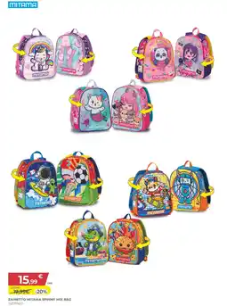 Toys Center Zainetto mitama spinny mix B&C offerta