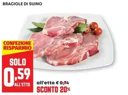 Pam Braciole di suino offerta