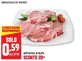 Pam Braciole di suino offerta