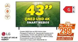 Expert LG TV QNED 43" UHD 4K 43QNED7 offerta
