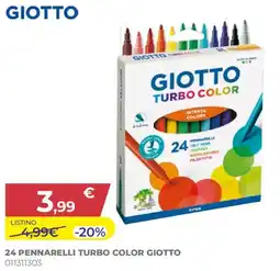 Toys Center 24 Pennarelli Turbo Color Giotto offerta