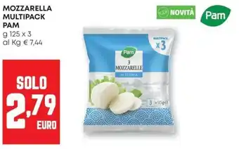 Pam Mozzarella Multipack Pam offerta
