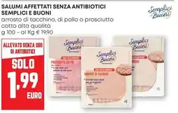 Pam Semplici Buoni salumi affettati senza antibiotici offerta