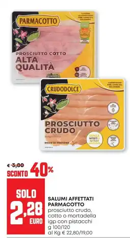 Pam Salumi affettati Parmacotto offerta