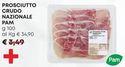 Panorama Prosciutto Crudo Nazionale Pam offerta