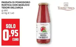 Pam Passata di pomodoro rustica con basilico Tesori dell'Arca offerta