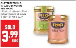 Pam Filetti di Tonno RIO mare offerta