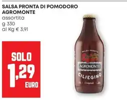 Pam Salsa Pronta di Pomodoro Agromonte offerta