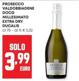 Panorama Prosecco Valdobbiadene DOCG Millesimato Extra Dry Ducalis offerta