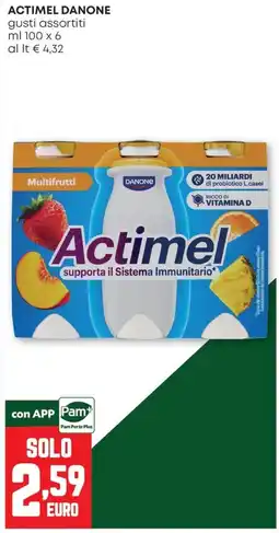 Pam Actimel DANONE offerta