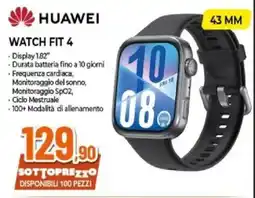 Expert HUAWEI WATCH FIT 4 offerta