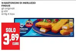 Panorama Bastoncini di merluzzo Findus offerta