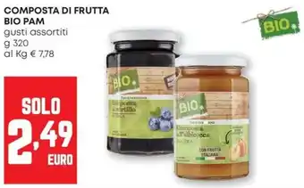 Pam Composta di frutta BIO PAM offerta