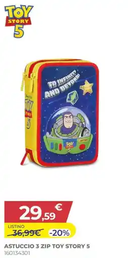 Toys Center ASTUCCIO 3 ZIP TOY STORY 5 offerta
