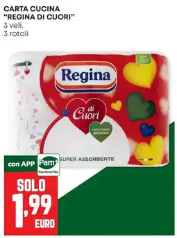 Panorama Regina CARTA CUCINA "REGINA DI CUORI" offerta