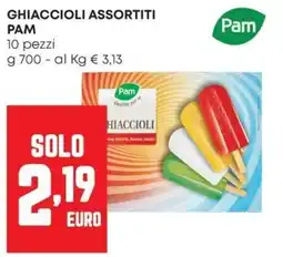 Pam Ghiaccioli assortiti Pam offerta