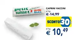 Esselunga Caprini vaccini offerta