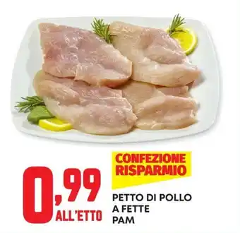 Panorama PETTO DI POLLO PAM offerta