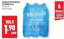 Pam Acqua Naturale VitaSnella offerta