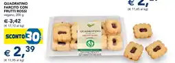 Esselunga Quadratino farcito con frutti rossi offerta
