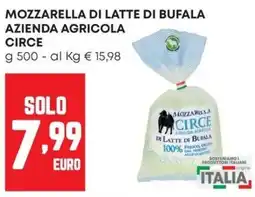 Panorama Mozzarella di latte di bufala Circe offerta