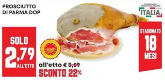 Panorama Prosciutto di Parma DOP offerta