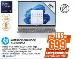 Expert hp NOTEBOOK OMNIBOOK 16-AF1002NLX offerta