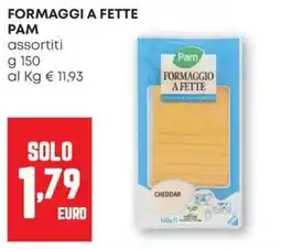 Pam Formaggi a fette Pam offerta