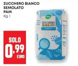 Pam Zucchero bianco semolato Pam offerta