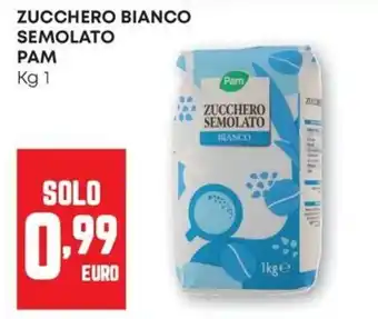 Pam Zucchero bianco semolato Pam offerta