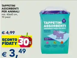 Esselunga Tappetini assorbenti per animali offerta