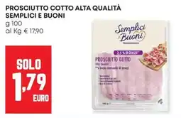 Panorama Semplici Buoni Prosciutto Cotto Alta Qualità offerta