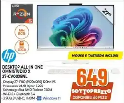 Expert HP DESKTOP ALL-IN-ONE OMNISTUDIO X offerta