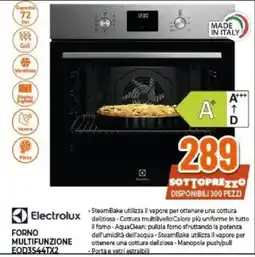 Expert Electrolux FORNO MULTIFUNZIONE EOD3S44TX2 offerta