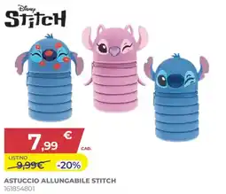 Toys Center Disney Stitch ASTUCCIO ALLUNGABILE STITCH offerta