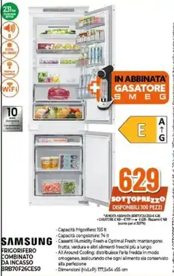 Expert SAMSUNG FRIGORIFERO COMBINATO DA INCASSO BRB70F26CES0 offerta