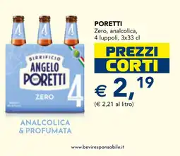 Esselunga Birrificio Angelo Poretti Zero offerta