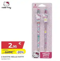 Toys Center 2 MATITE HELLO KITTY offerta