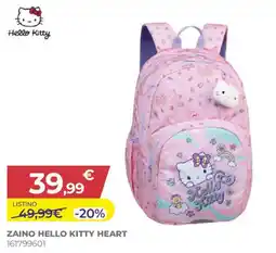 Toys Center ZAINO HELLO KITTY HEART offerta