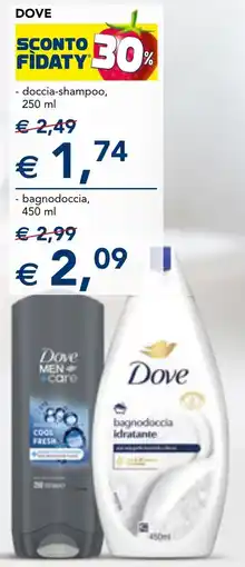 Esselunga Dove doccia-shampoo offerta