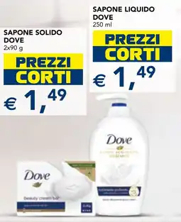 Esselunga Sapone liquido Dove offerta