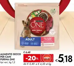 Bennet Alimento secco per cani Purina One offerta