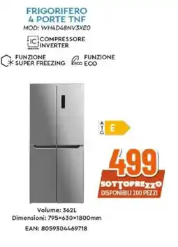 Expert FRIGORIFERO 4 PORTE TNF offerta