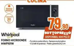 Expert Whirlpool FORNO MICROONDE MWP101W offerta